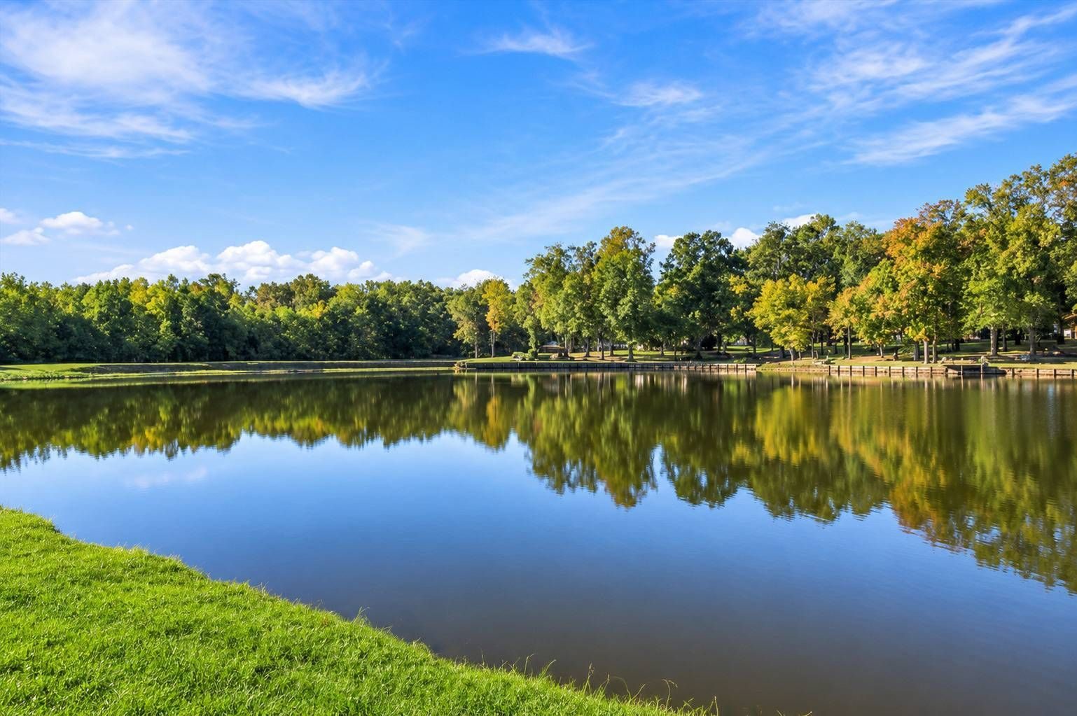 Lake view from the backyard at 145 Memory Lane